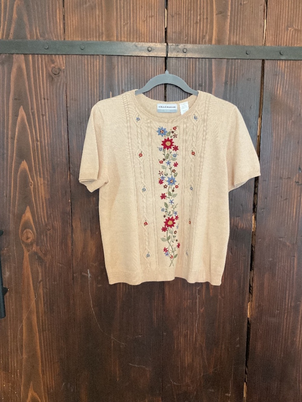 Alfred dunner floral shirt small